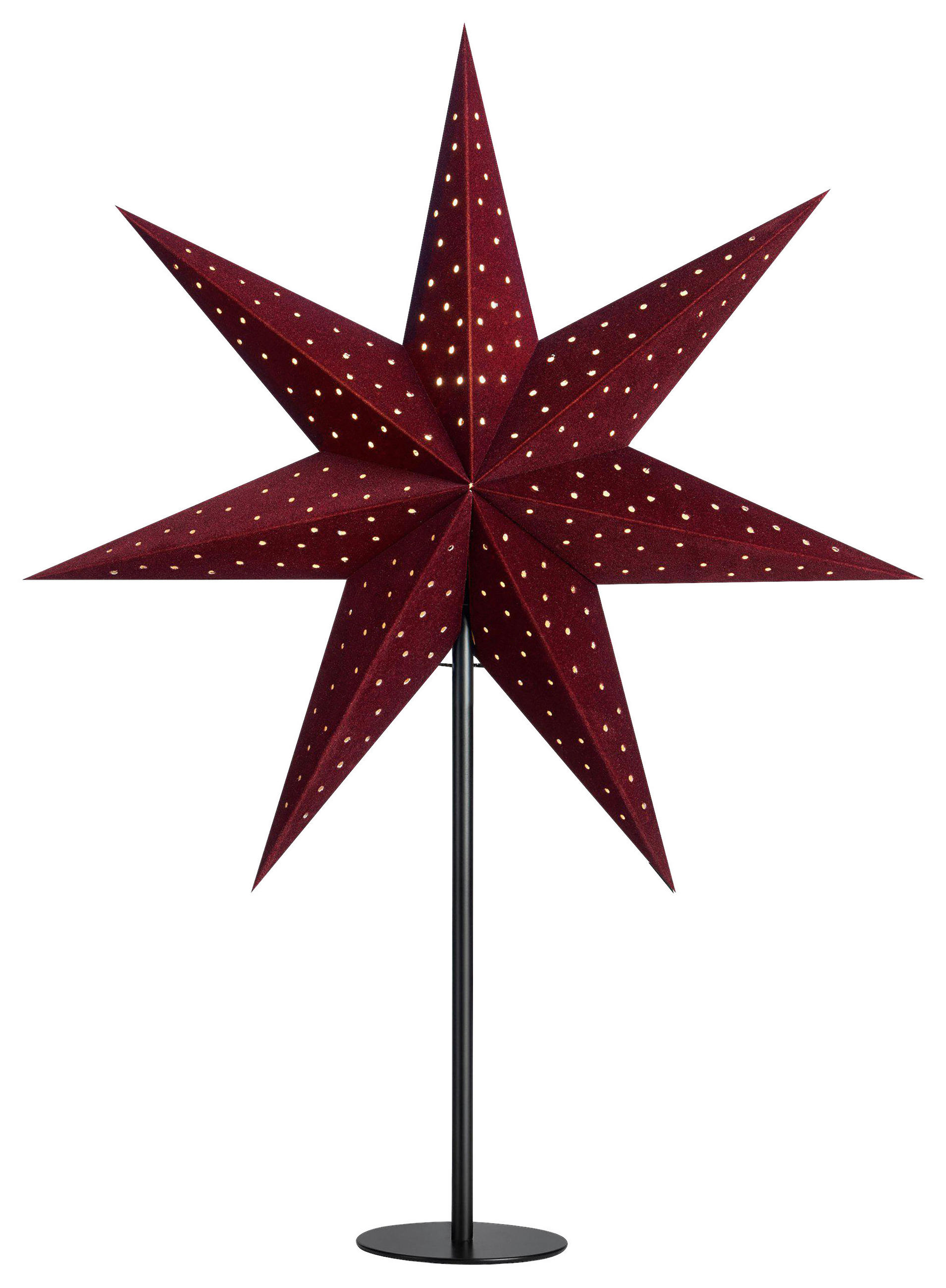 DEKOSTERN CLARA  - Rot, Basics, Papier/Metall (45/65/20cm) - Markslöjd