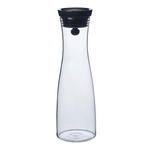 KARAFFE 1.5 L    - Klar/Schwarz, Basics, Glas/Kunststoff (10/34cm) - Novel