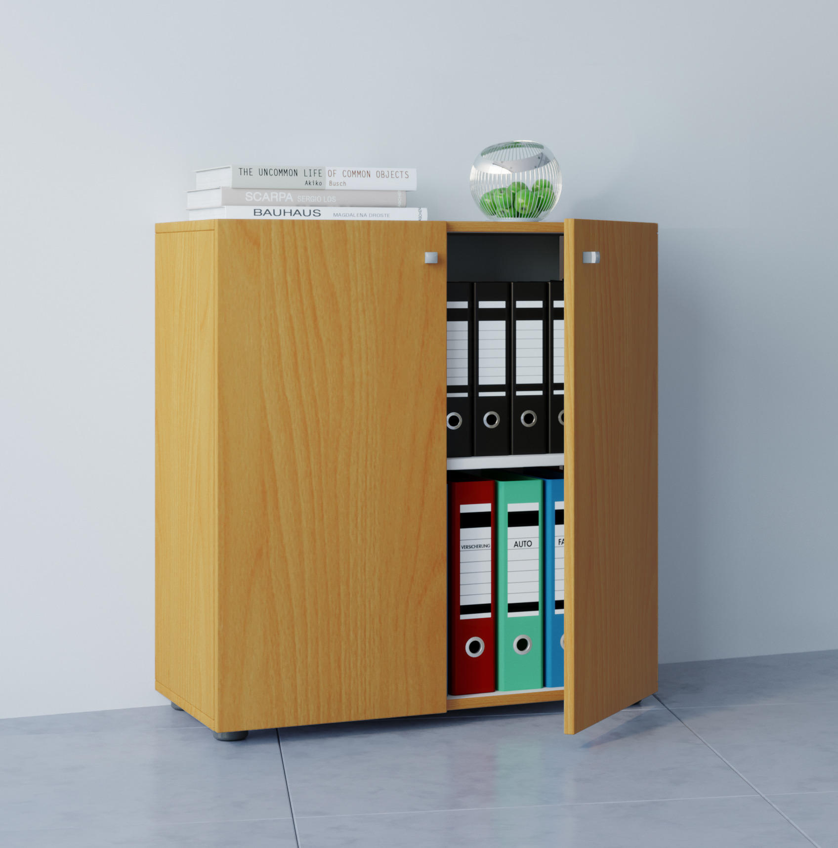 AKTENSCHRANK 70/74/39 cm  - Buchefarben, Basics, Holzwerkstoff (70/74/39cm) - MID.YOU