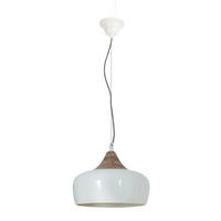 HÄNGELEUCHTE 30/34 cm  - Weiß, KONVENTIONELL, Holzwerkstoff/Metall (30/34cm) - Näve