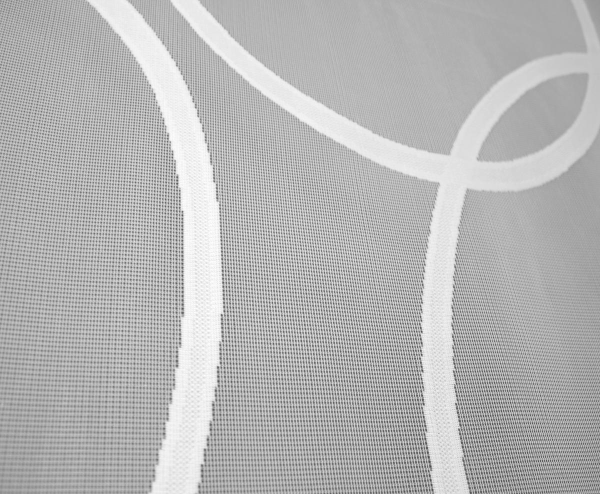 FLÄCHENVORHANG in Weiß halbtransparent  - Weiß, Basics, Textil (57/175cm)