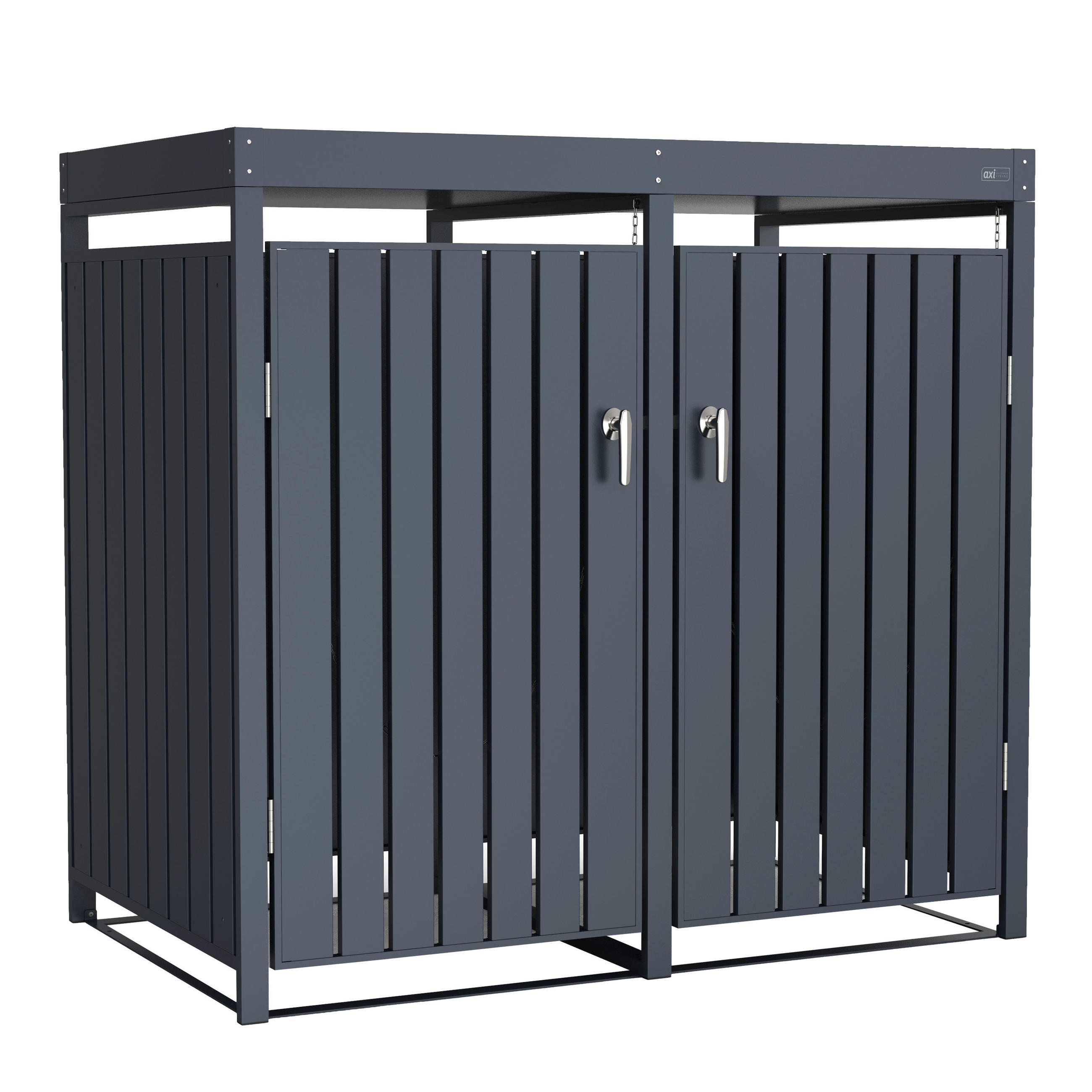 ÚLOŽNÝ BOX   - antracitová, Basics, kov (132/80cm) - Ambia Garden