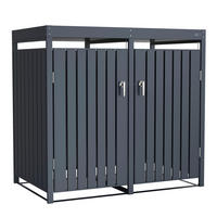 ÚLOŽNÝ BOX   - antracitová, Basics, kov (132/80cm) - Ambia Garden