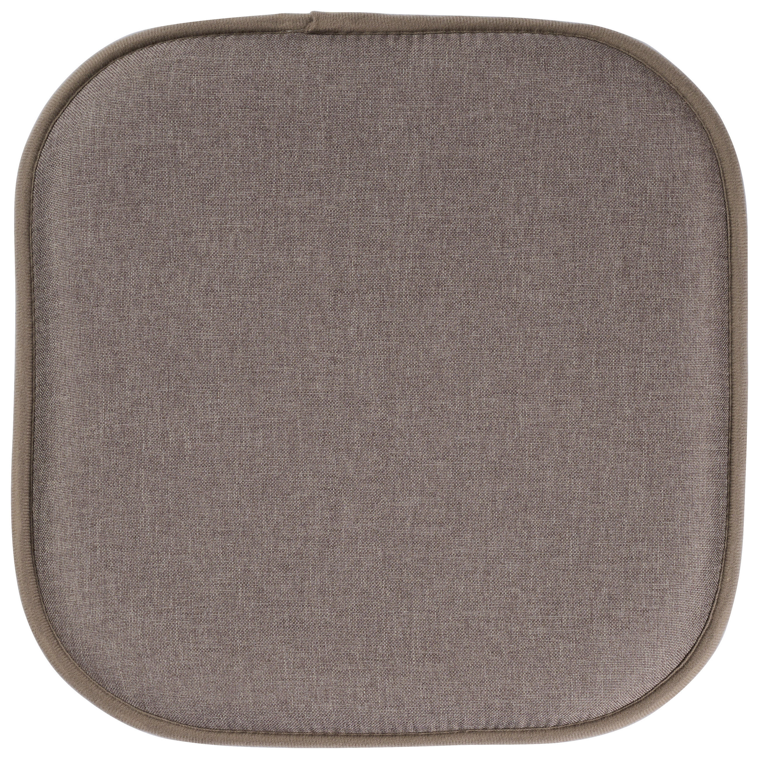 PODUŠKA NA SEDENIE, 40/40 cm - sivohnedá, textil (40/40cm) - Novel