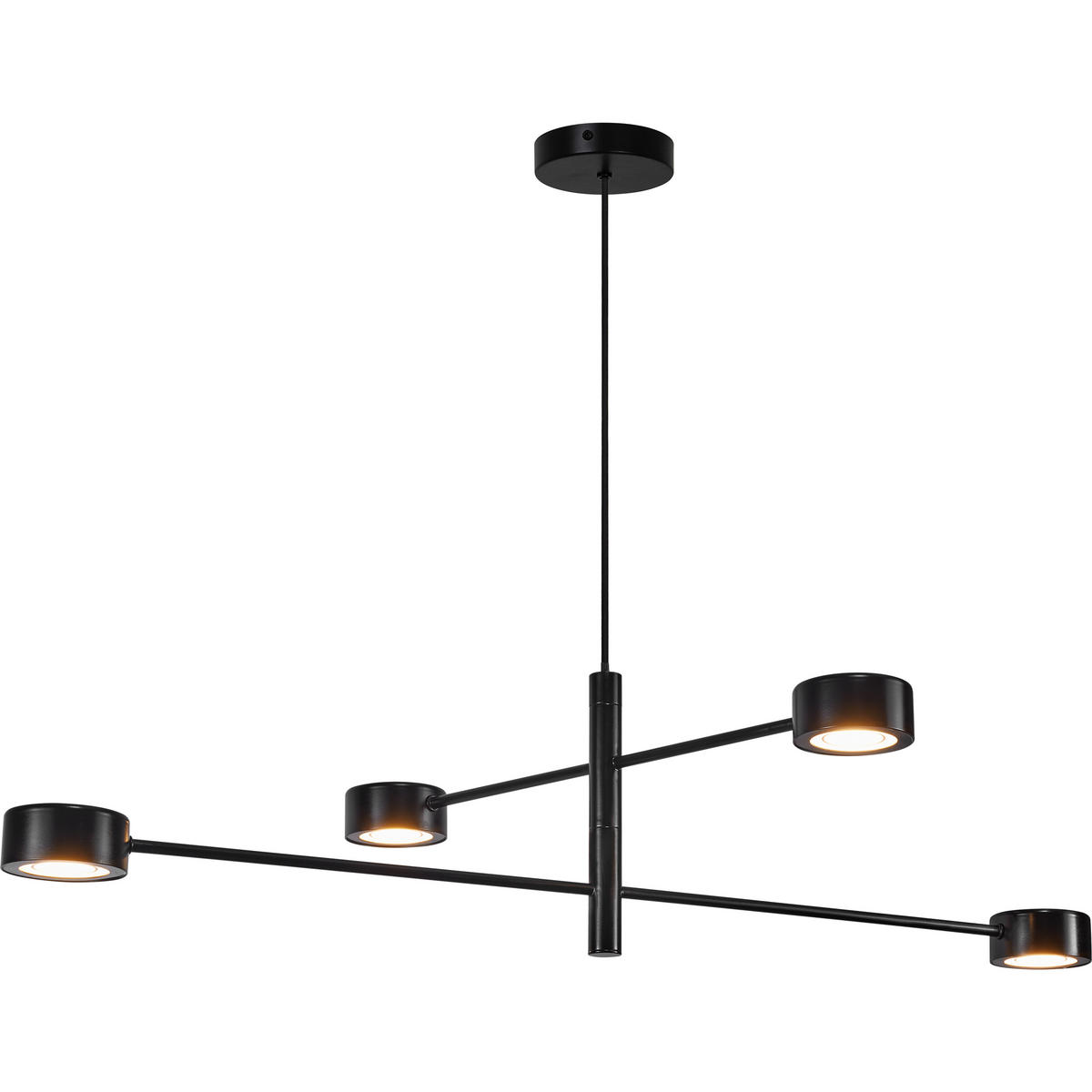 HÄNGELEUCHTE 89,6/8,5 cm  - Schwarz, Design, Metall (89,6/8,5cm) - Nordlux
