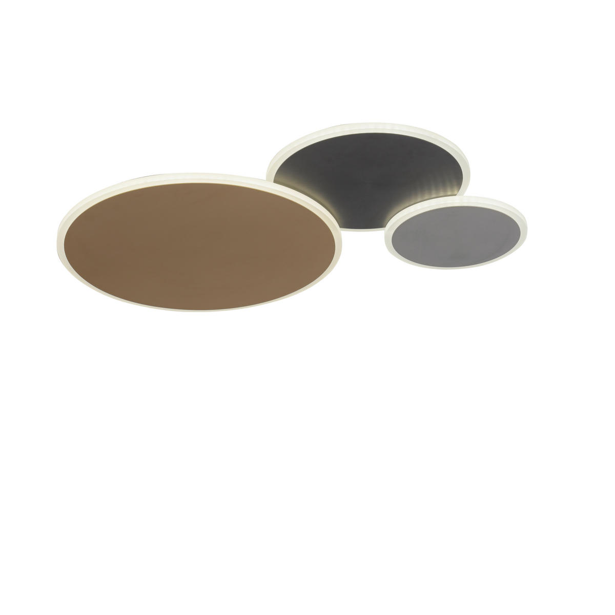 LED-DECKENLEUCHTE Q-Piato 65/40/5 cm   - Design, Metall (65/40/5cm) - Paul Neuhaus