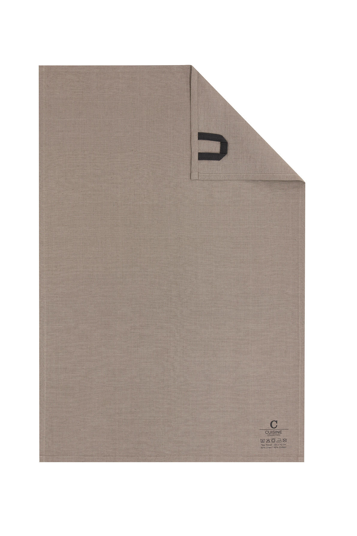 GESCHIRRTUCH Braun  - Braun, Basics, Textil (50/70cm) - Cawoe