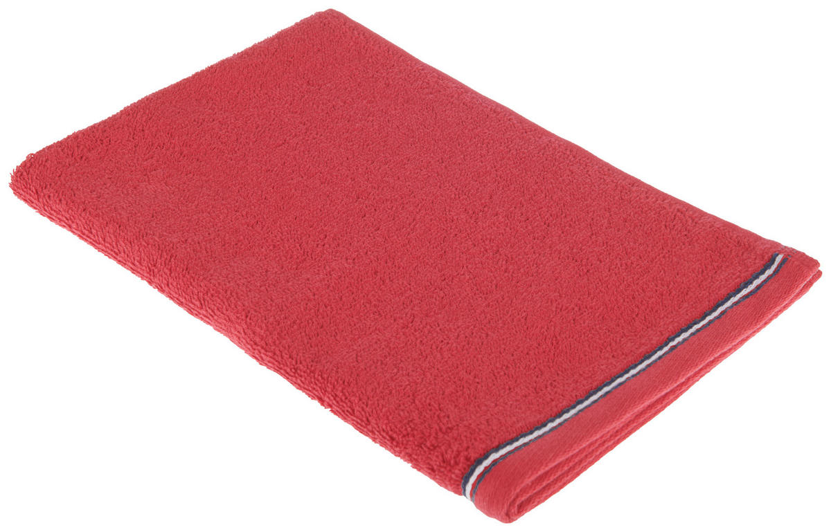 VENDÉGTÖRÖLKÖZŐ 40/60 cm piros  - piros, Basics, textil (40/60cm) - Tommy Hilfiger