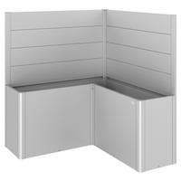 SICHTSCHUTZ ohne Hochbeet - Silberfarben, Basics, Metall (152/91/152cm) - Biohort