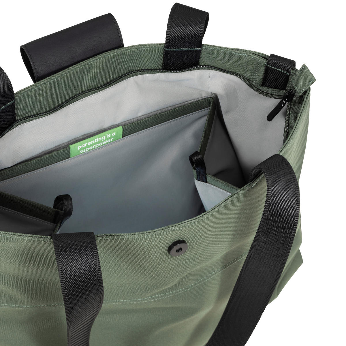 WICKELTASCHE  - Grün, Basics, Textil (45/36/13,5cm) - Joolz