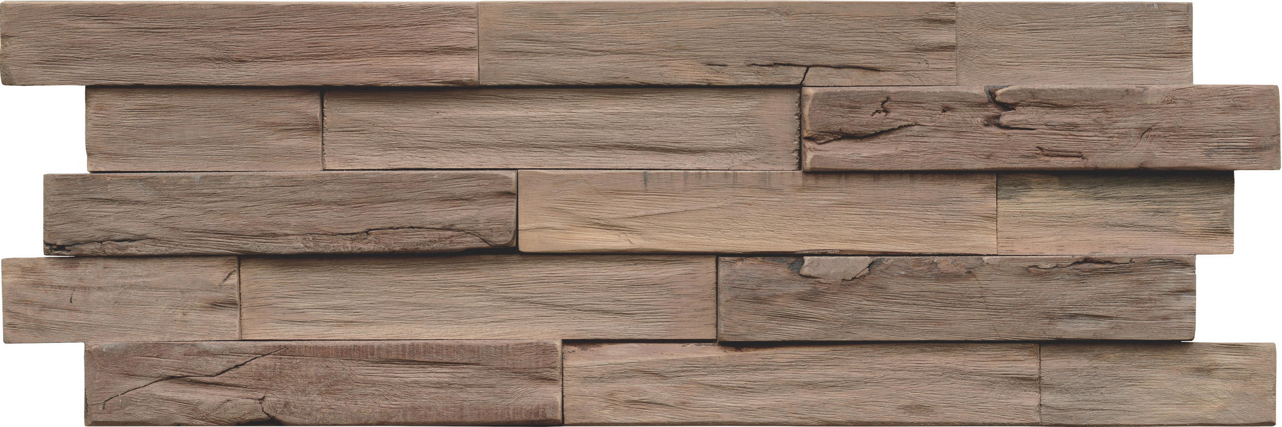 XXXLutz Wandverkleidung Driftwood Braun 20x1.8x56 cm