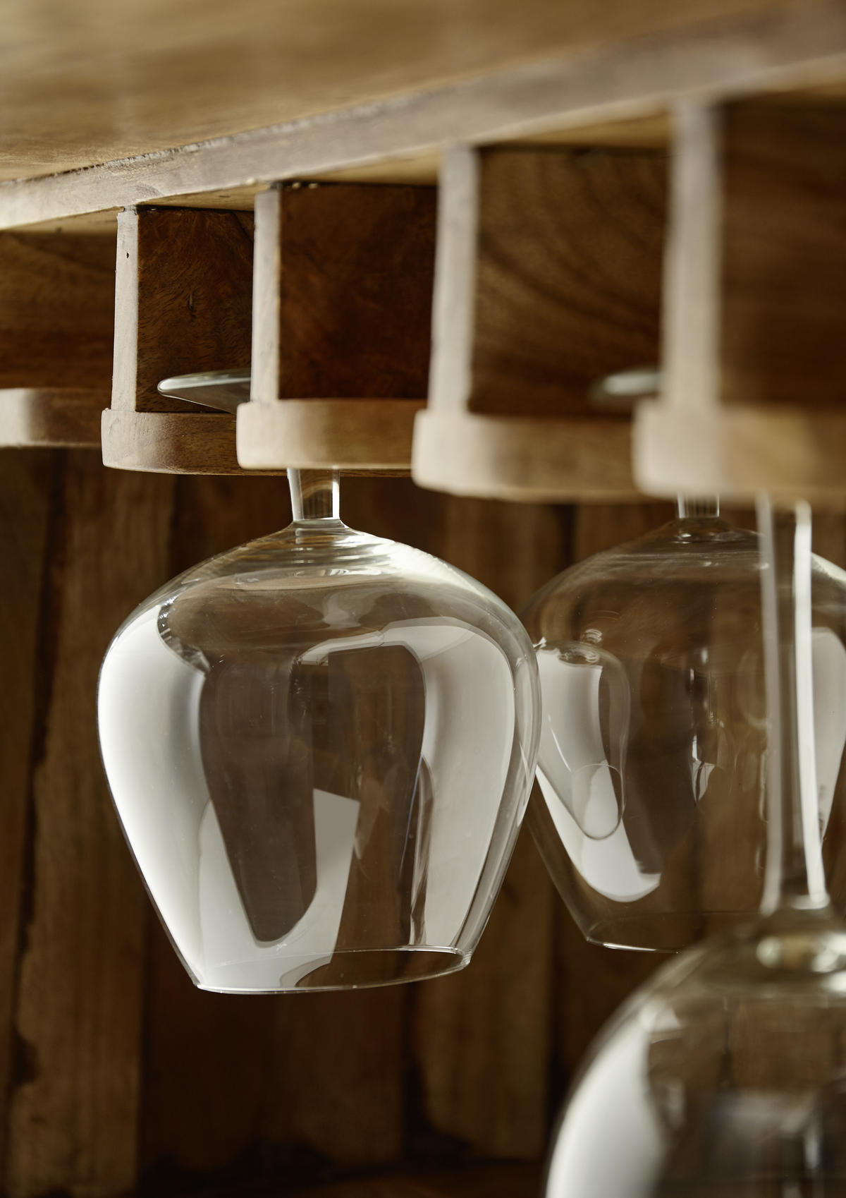 BAR, hnědá - hnědá, Design, dřevo (58/58/91cm) - Livetastic