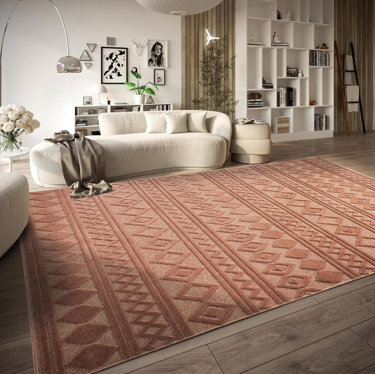 FLACHWEBETEPPICH 200/290 cm Kollektion 1879 Kupferfarben  - Kupferfarben, Design, Textil (200/290cm) - Villeroy & Boch