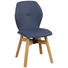 STUHL in Holz, Textil Blau, Eichefarben - Blau/Eichefarben, Design, Holz/Textil (47/87/58cm) - Lomoco STUHL in Holz, Textil Blau, Eichefarben - Blau/Eichefarben, Design, Holz/Textil (47/87/58cm) - Lomoco