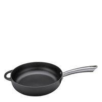 PÁNEV NA SMAŽENÍ, smalt,  28/7,5 cm  - černá, Basics, kov (28/7,5cm) - KÜCHENPROFI