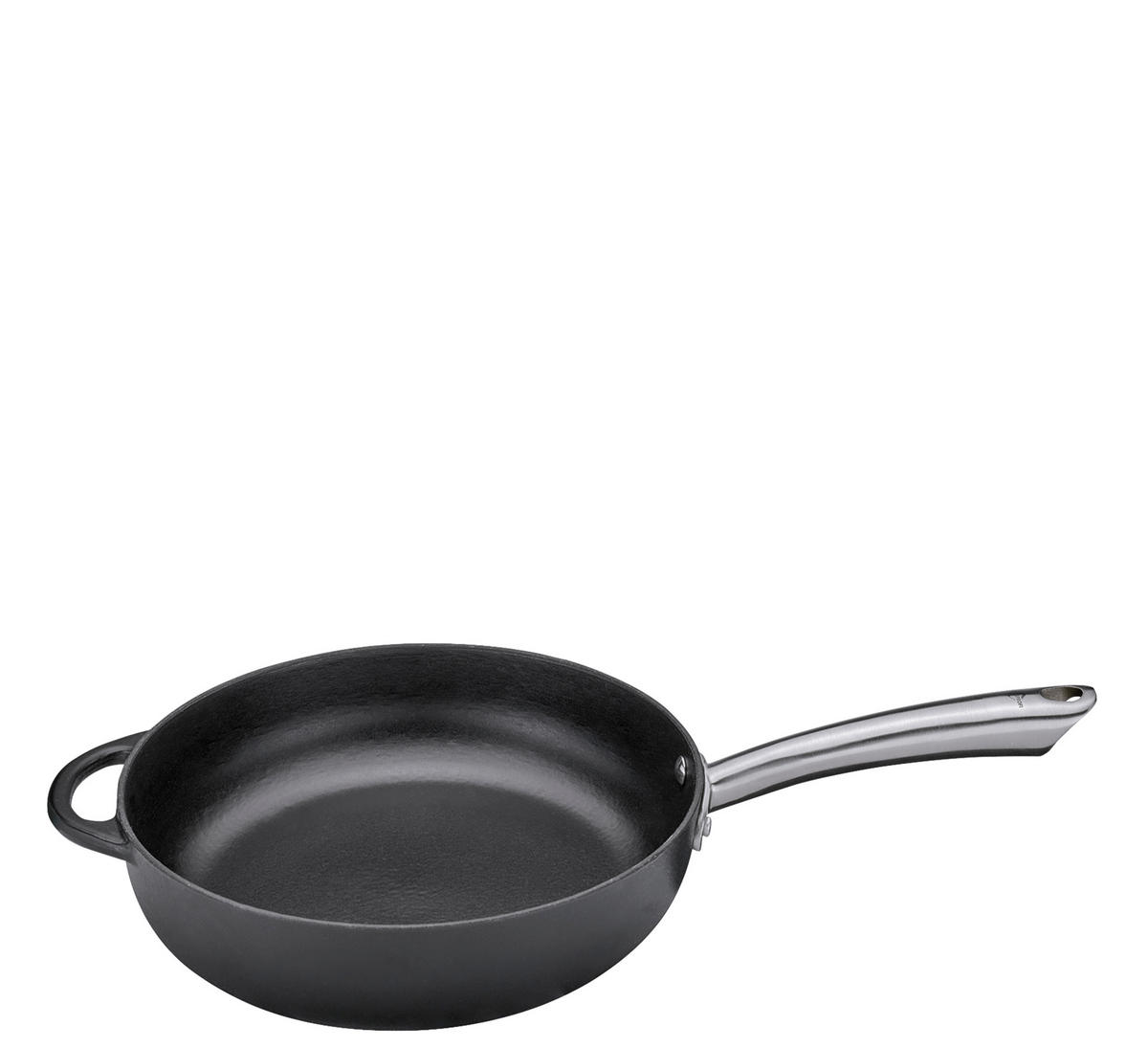 PÁNEV NA SMAŽENÍ, smalt,  28/7,5 cm  - černá, Basics, kov (28/7,5cm) - KÜCHENPROFI