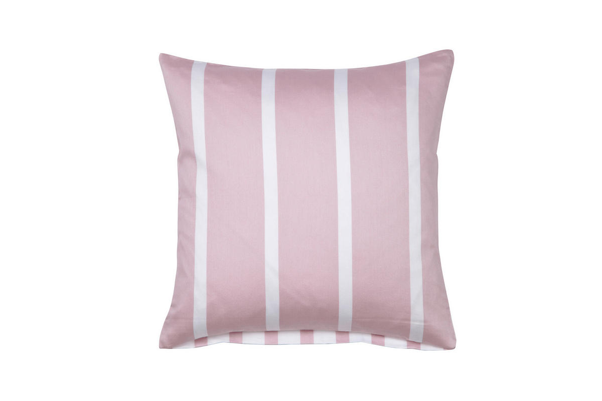 KISSENHÜLLE GENTANO 40/40 cm  - Hellrosa/Weiß, Design, Textil (40/40cm) - Janine