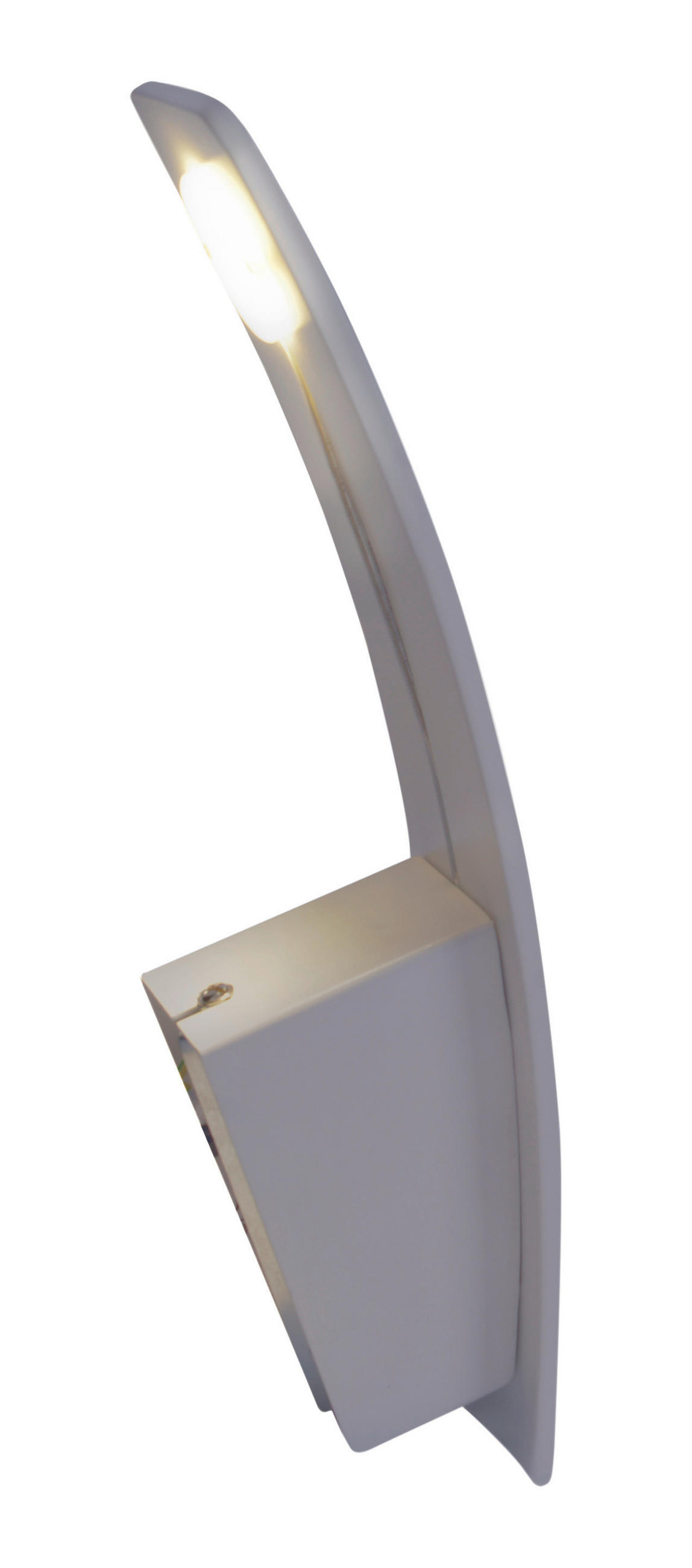 LED-WANDLEUCHTE Stan   - Silberfarben, Design, Metall (29,50cm) - Näve