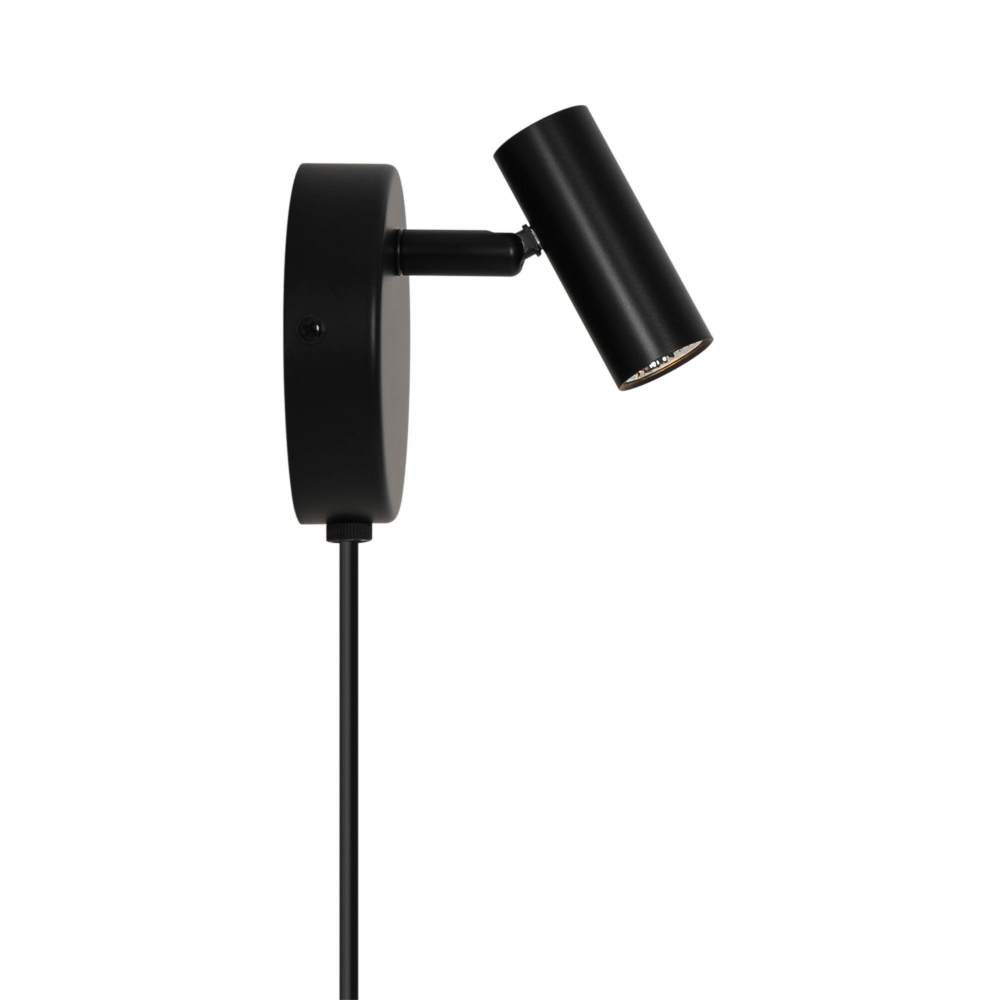 WANDLEUCHTE Omari 12/10/12 cm  - Schwarz, Design, Metall (12/10/12cm) - Nordlux