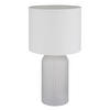 BORDSLAMPA SOFIA 26,5/50 cm   - vit, Basics, glas/textil (26,5/50cm) - Globo
