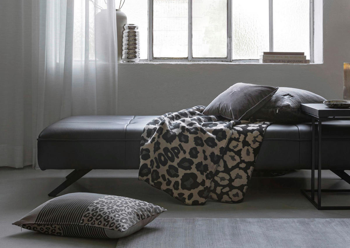 POTAH NA POLŠTÁŘ  40/60 cm - šedá/černá, Trend, textil (40/60cm) - Joop!