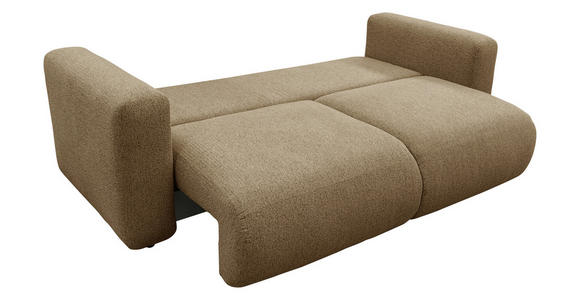 SCHLAFSOFA Flachgewebe Dunkelorange  inkl.  - Dunkelorange/Schwarz, MODERN, Kunststoff/Textil (248/94/109cm) - Carryhome