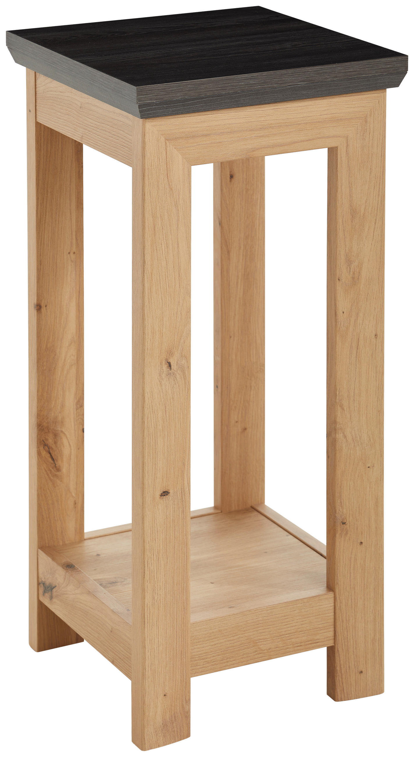 BLUMENSTÄNDER Holzwerkstoff - Dunkelgrau/Eiche Artisan, LIFESTYLE, Holzwerkstoff (30/65/30cm) - Xora