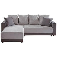 HÖRNSOFFA i chenille, flatväv ljusgrå, mörkgrå  - mörkgrå/ljusgrå, Design, textil/plast (178/248cm) - Ti'me