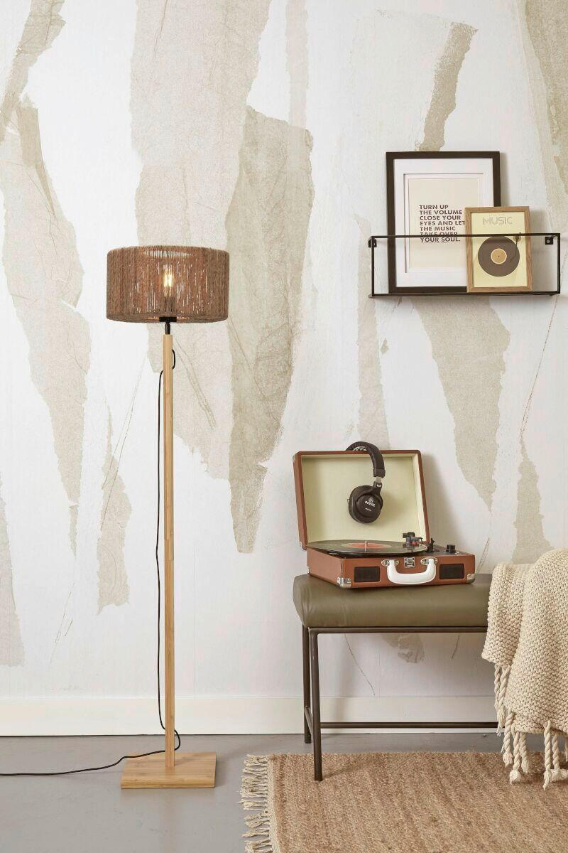 GOLVLAMPA GOOD&MOJO  30/30/126 cm    - naturfärgad, Trend (30/30/126cm) - Good & Mojo