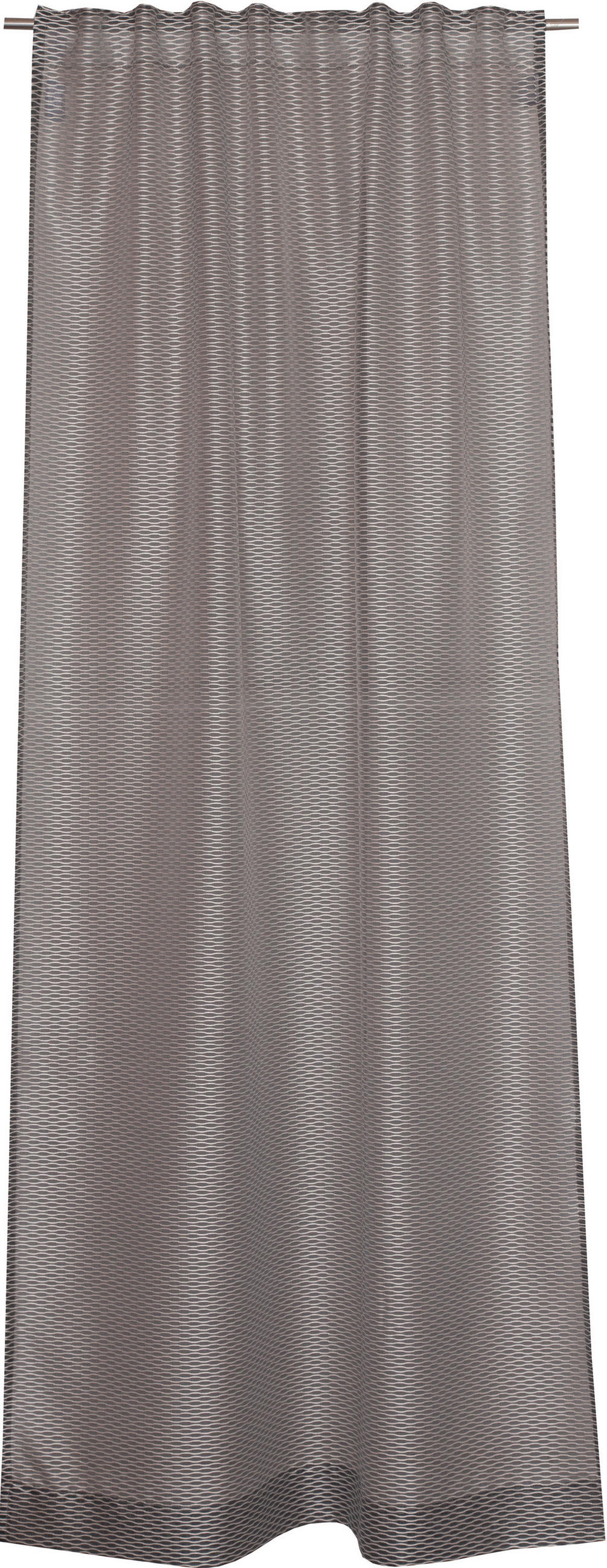 VORHANGSCHAL transparent  - Grau, Basics, Textil (130/250cm) - Schöner Wohnen