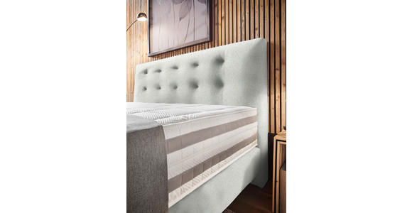 BOXSPRINGBETT 200/200 cm  in Naturfarben  - Naturfarben, KONVENTIONELL, Holz/Textil (200/200cm) - Dieter Knoll