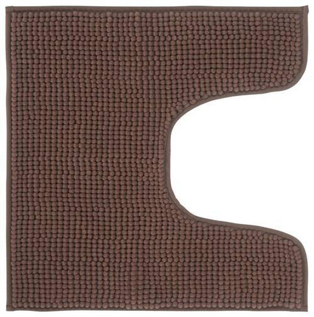 COVORAȘ DE BAIE  50/50 cm  taupe   - taupe, Basics, plastic/textil (50/50cm) - Esposa