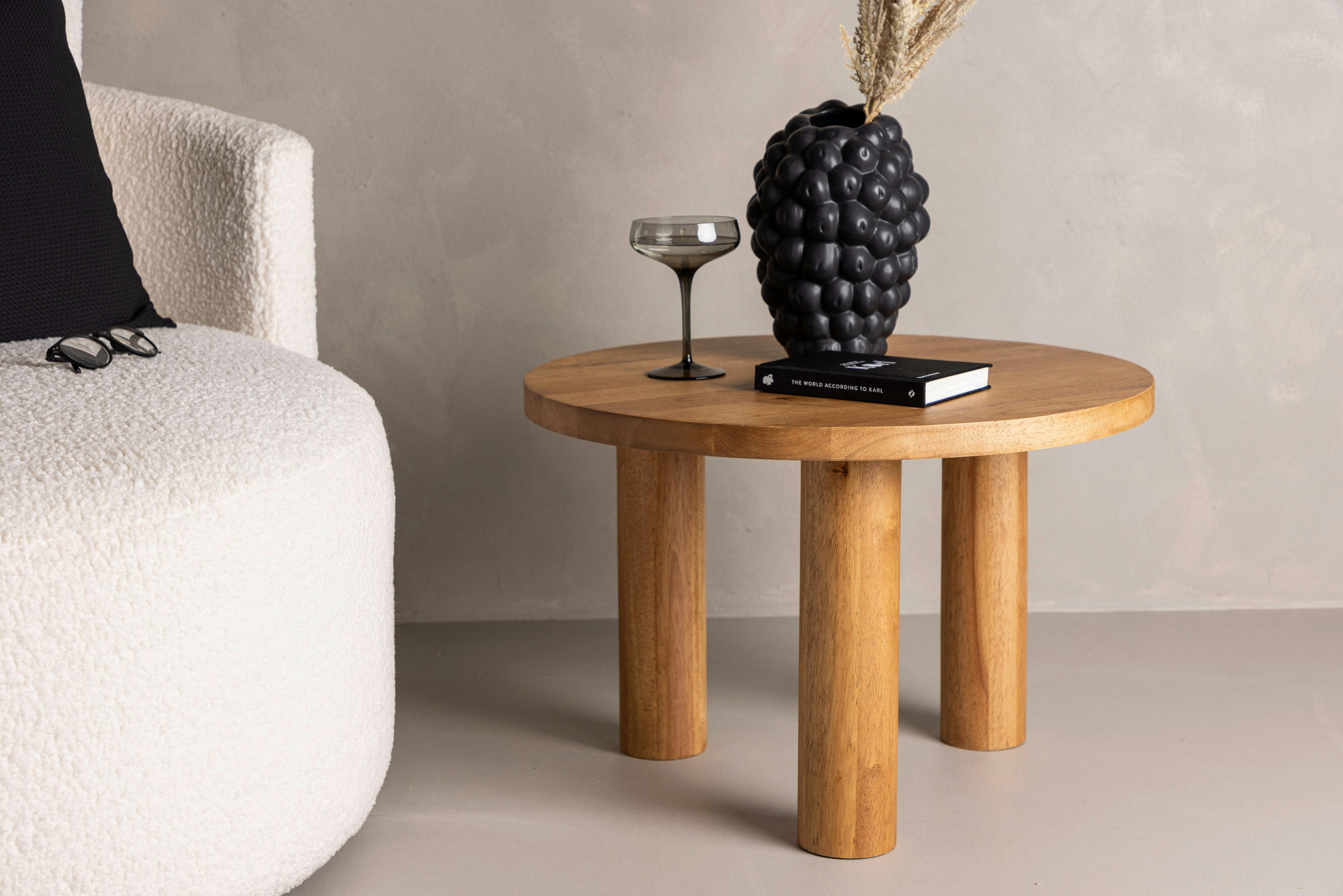 COUCHTISCH massiv 60/60/35 cm Eichefarben  - Eichefarben, Design, Holz (60/60/35cm) - Livetastic