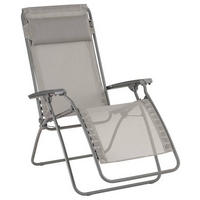 GARTEN-RELAXSESSEL Stahl  - Schlammfarben, Basics, Kunststoff/Textil (67/114/88cm) - Lafuma Mobilier