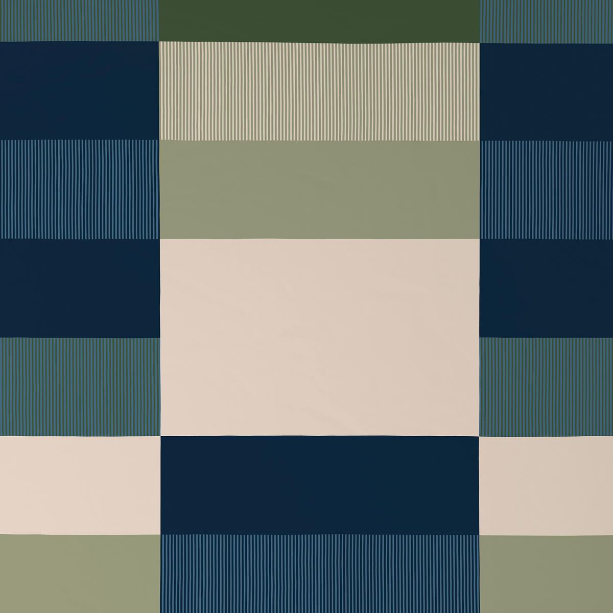 BETTWÄSCHE CUBY Satin 140/200 cm  - Petrol, KONVENTIONELL, Textil (140/200cm) - Novel