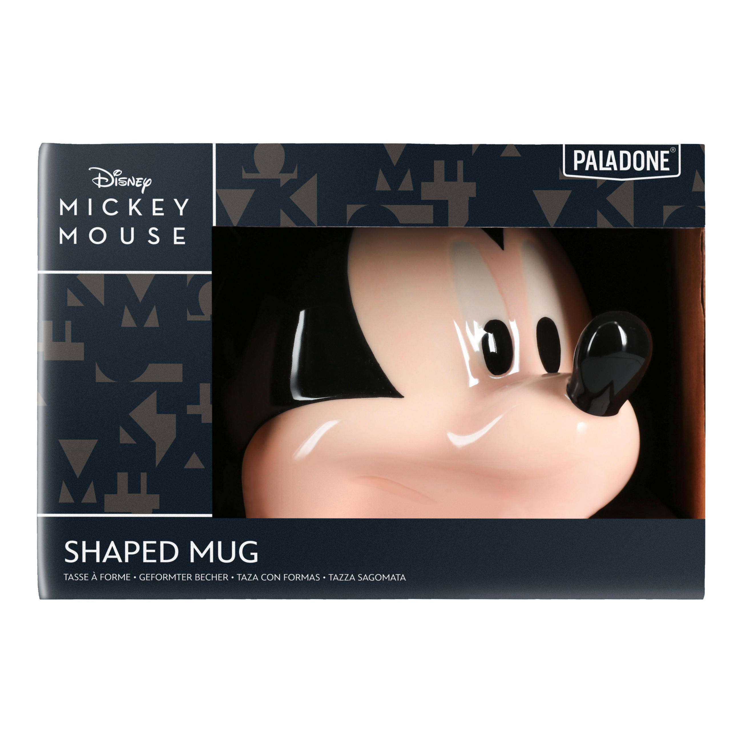 BECHER Mickey Mouse    - Creme/Schwarz, Basics, Keramik (9.9/17.5/16.4cm) - Disney