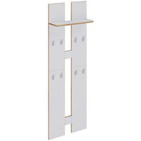 WANDGARDEROBE 57/170/20 cm  - Honigeiche/Weiss, Design, Holzwerkstoff (57/170/20cm) - MID.YOU