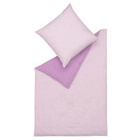OBOUSTRANNÉ POVLEČENÍ, krep, fialová, růžová, šeříková, 135/200 cm - růžová/šeříková, Basics, textil (135/200cm) - Esprit