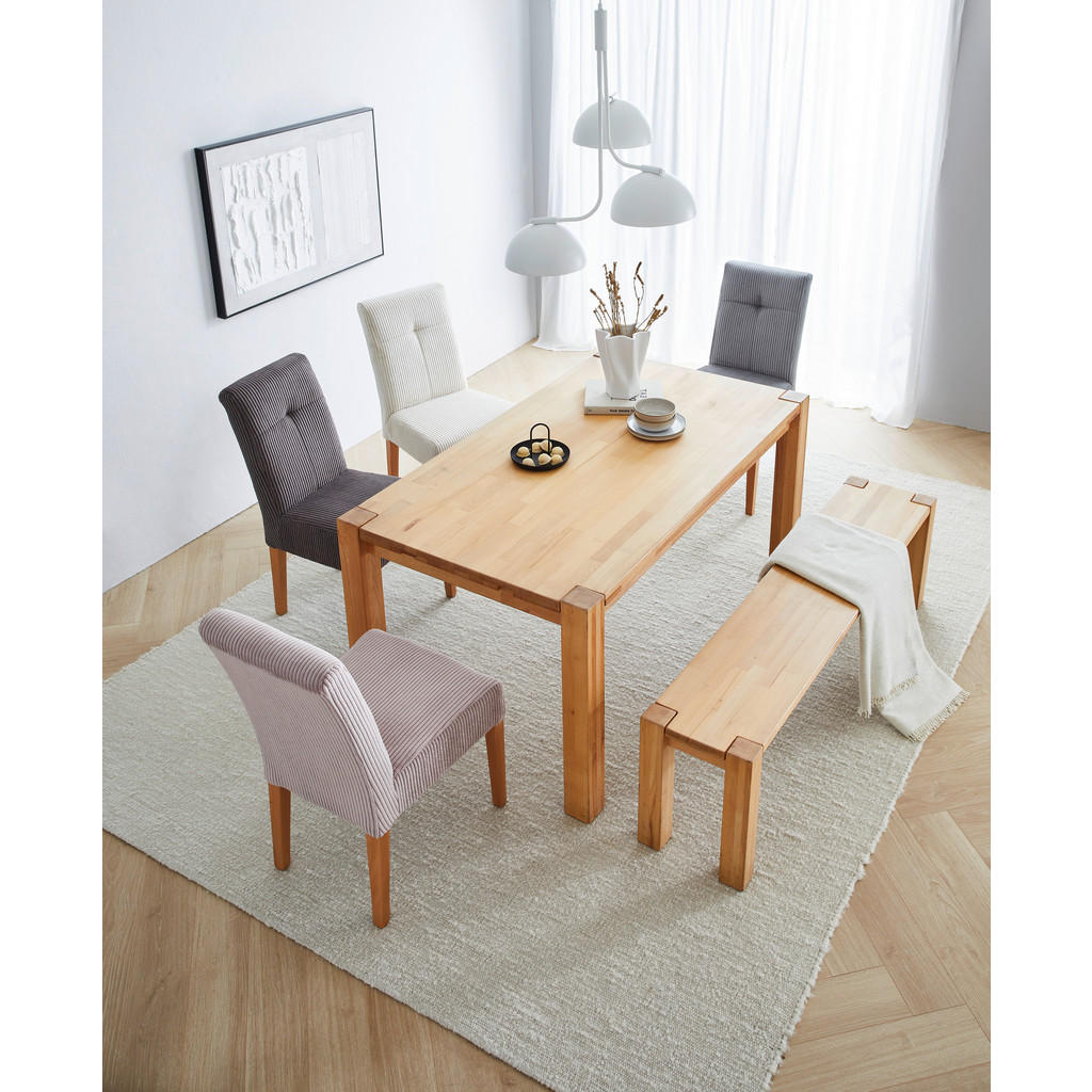 Thumbnail - home24 Stuhl, Beige, Buche, Holz, Textil, Buche, massiv, eckig, 46.5x91x65 cm, Stoffauswahl, Typenauswahl, Gestellauswah...