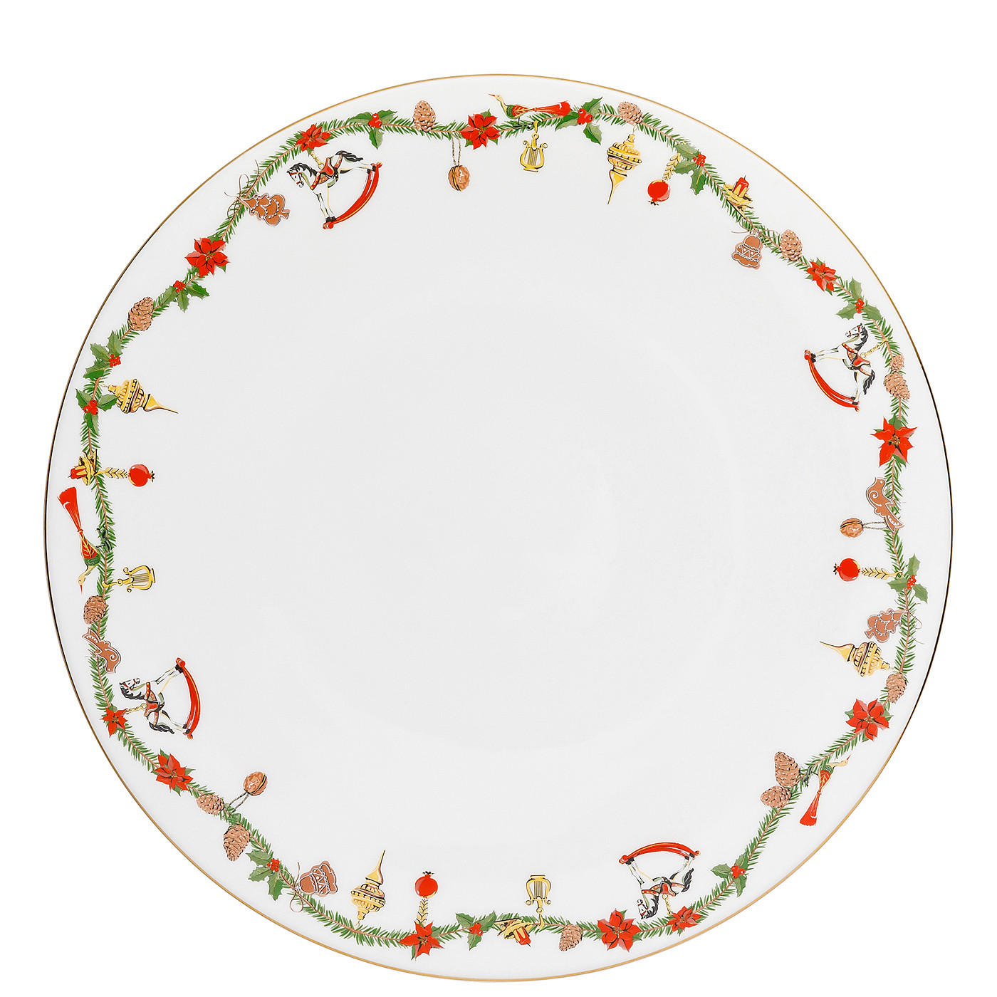 KROŽNIK - bela/večbarvno, Basics, keramika (31/31/5cm) - Rosenthal