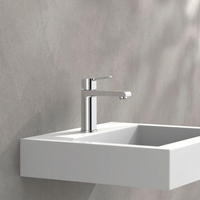 UMIVALNIŠKA ARMATURA 5,5/16,0/15,0 cm  - barve kroma, Basics, kovina (5,5/16,0/15,0cm) - Schütte