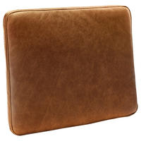 ZIERKISSEN   52/42/7 cm  - Cognac, Design, Leder (52/42/7cm) - Livetastic