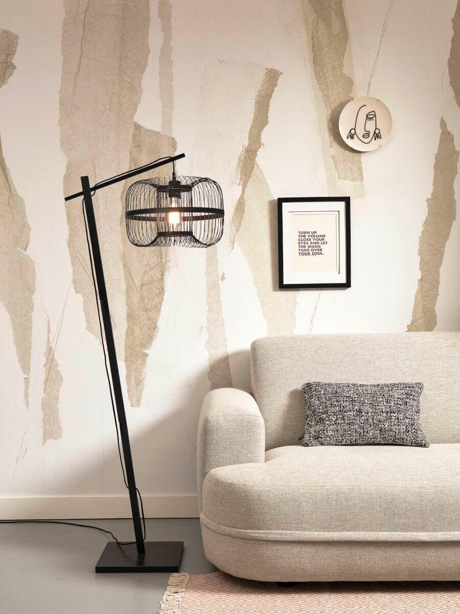GOLVLAMPA GOOD&MOJO     - svart, Trend (150/38/55cm) - Good & Mojo