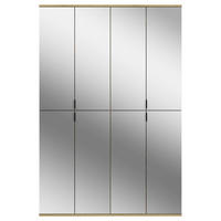 GARDEROBENSCHRANK  in 122/193/34 cm  - KONVENTIONELL, Glas/Holzwerkstoff (122/193/34cm) - MID.YOU