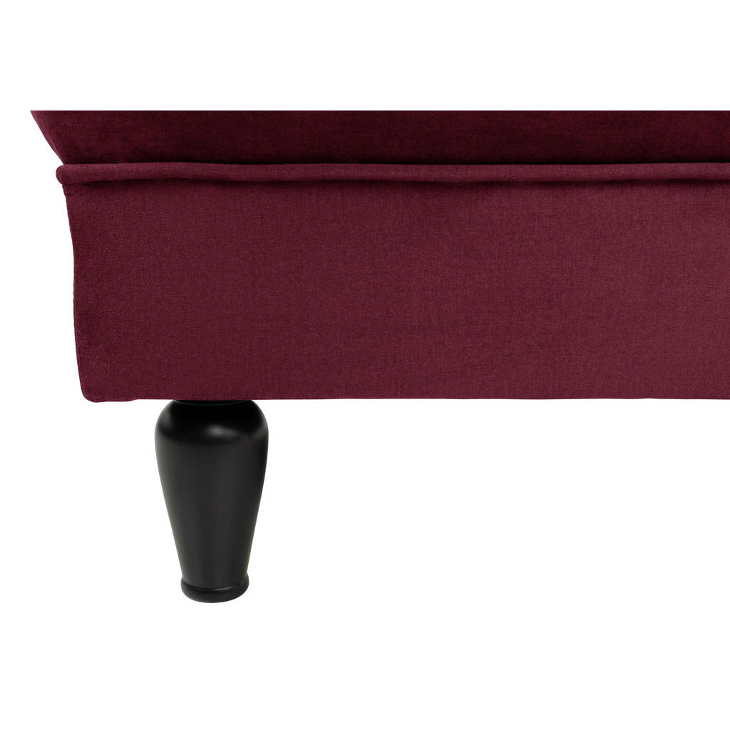 Thumbnail - Mid.you Hocker, Rot, Textil, Buche, vollmassiv, quadratisch, 82x44x82 cm, Made in EU, Wohnzimmer, Hocker, Sitzhocker