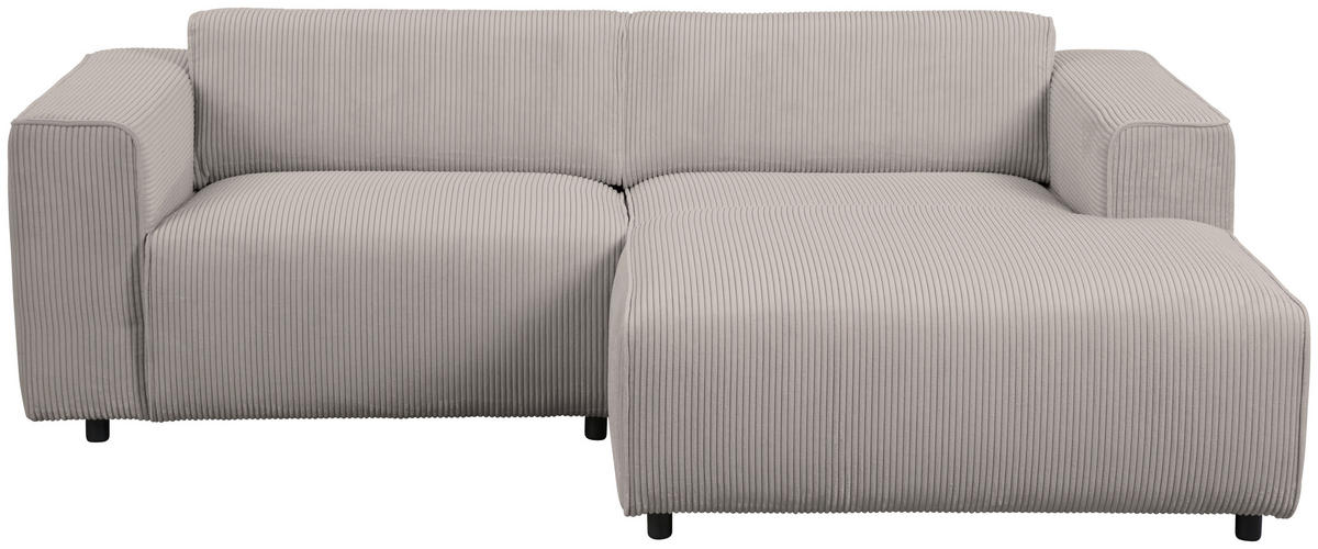 HÖRNSOFFA i manchester ljusgrå  - ljusgrå/svart, Design, textil/plast (234/161cm) - Livetastic