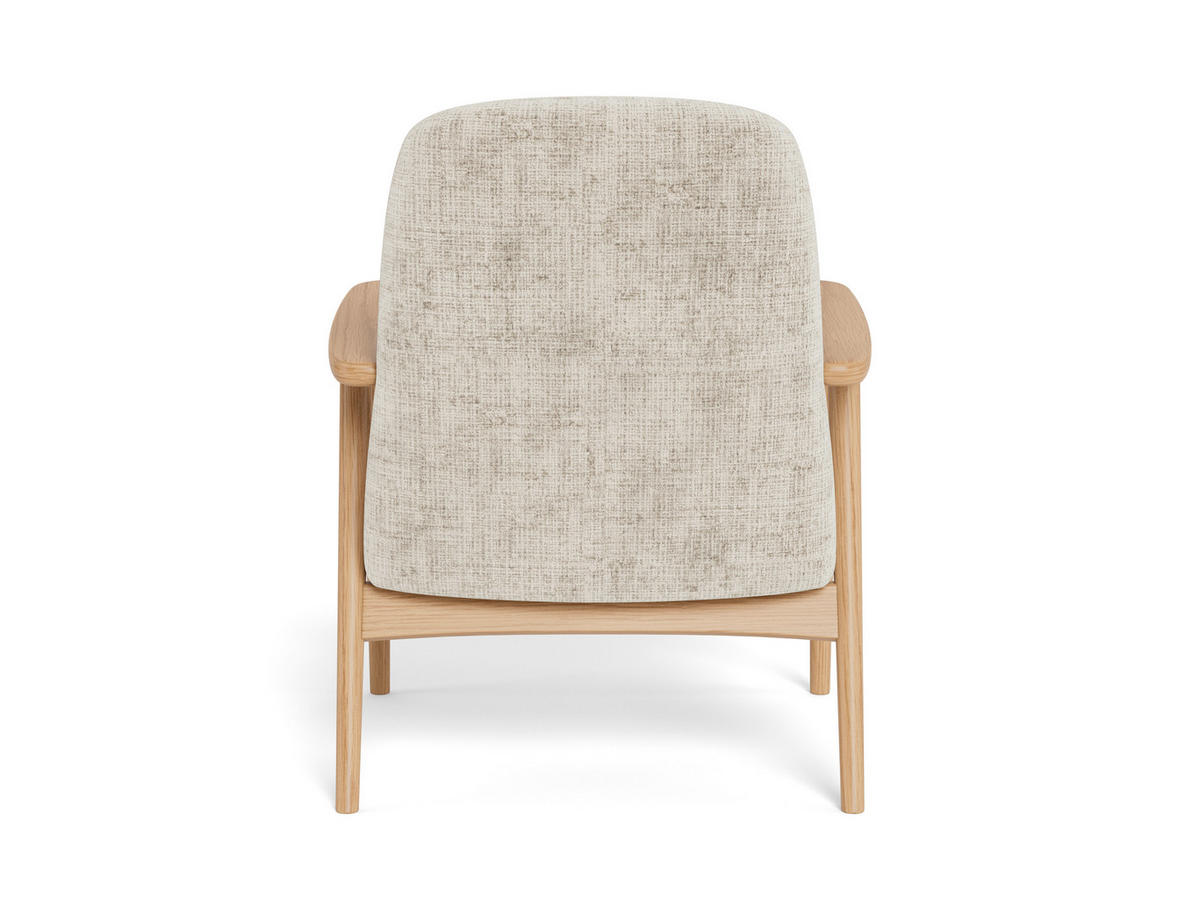 SESSEL in Chenille Beige  - Eichefarben/Beige, MODERN, Holz/Textil (71/83/84cm) - Livetastic