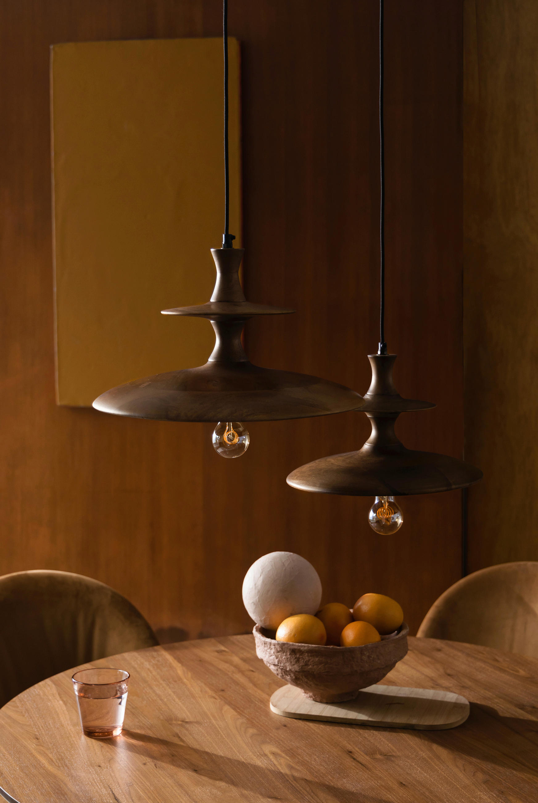 HÄNGELEUCHTE 43/22/43 cm   - Design, Holz (43/22/43cm) - Dutchbone