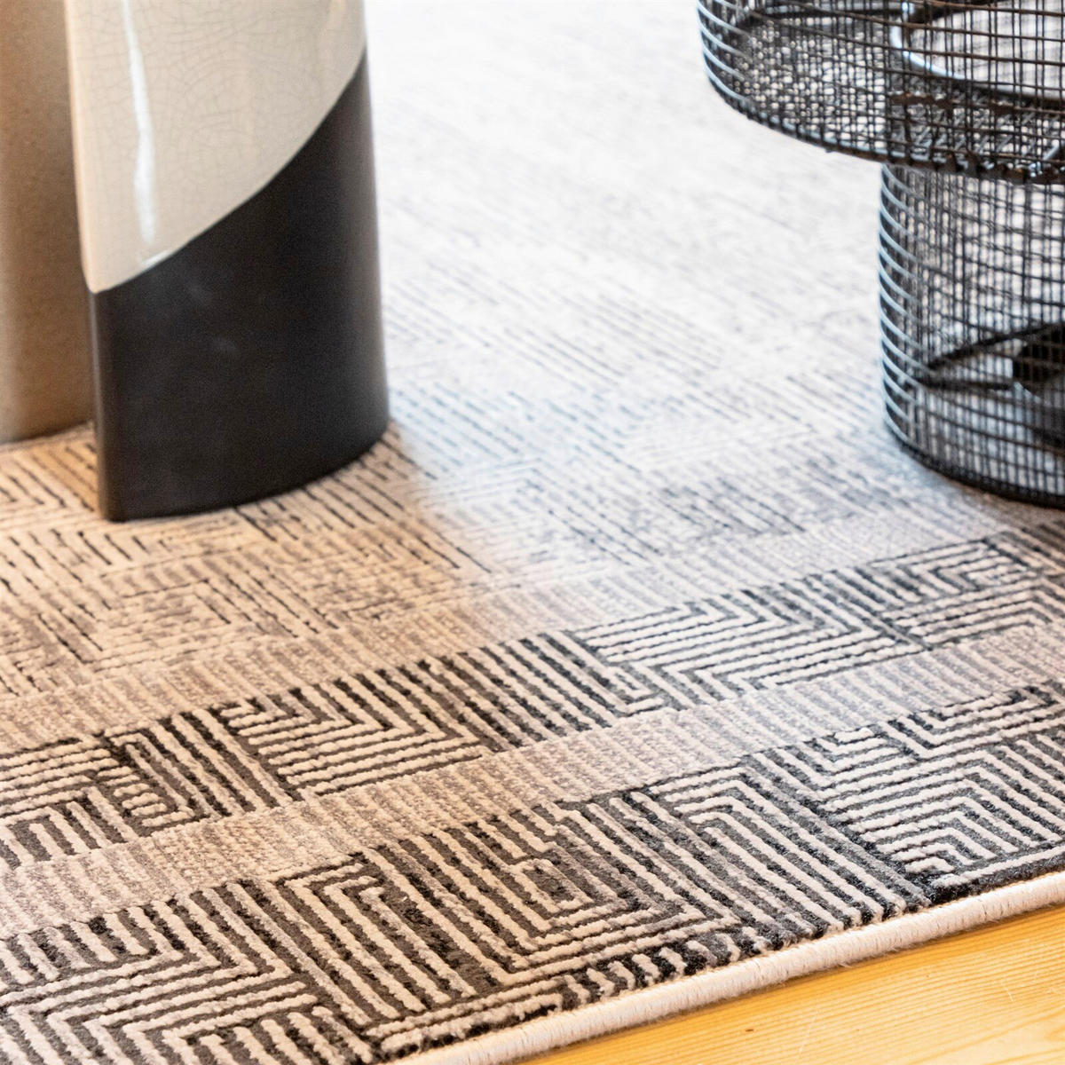 FLACHWEBETEPPICH 80/150 cm Grau rechteckig  - Grau, Basics, Textil (80/150cm) - Kayoom