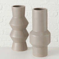 VASE  - Beige, Basics, Keramik (30/13cm) - Ambia Home